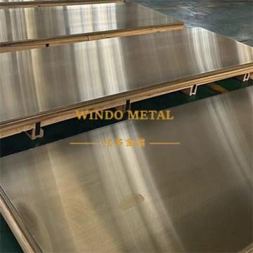 Food-safe brass sheet metal for commercial kitchens