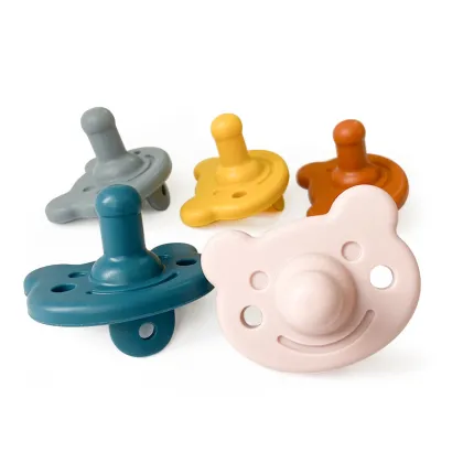 Cute bear shaped soft silicone baby pacifier