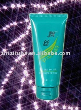 cosmetics green color tube