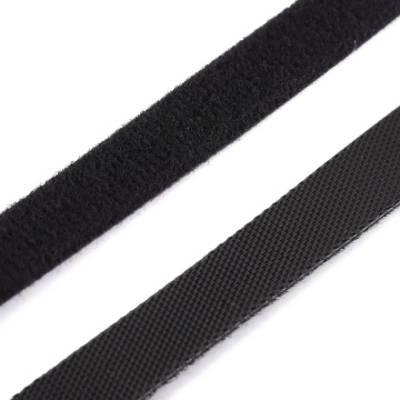 100 pcs corbata de cable de nylon negro reutilizable