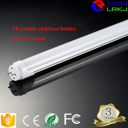Newest G13 led tube rotable holders/base/end caps 2ft/4ft