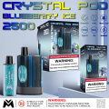 Kristal pod vape 2500 puffs