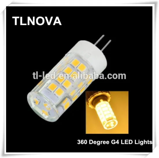 2016 NEW 360 Degree G4 LED Lamp 51pcs 2835SMD G4 LED Lamp Bulb with High brightness CE ROHS FCC LM80