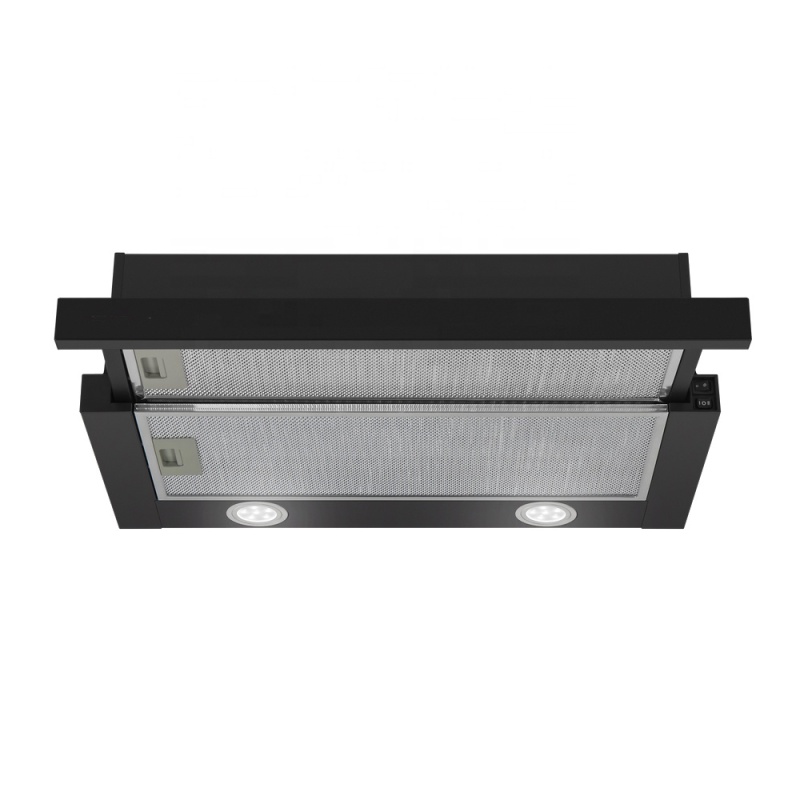 Factory price  60cm China Supplier Matt Black Under-Cabinet Range Hood Cooker Hood Gesture Control Exhaust Chimney
