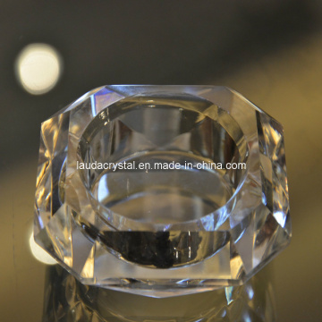 2014 Exquisite Tea Light Crystal Candle Holder