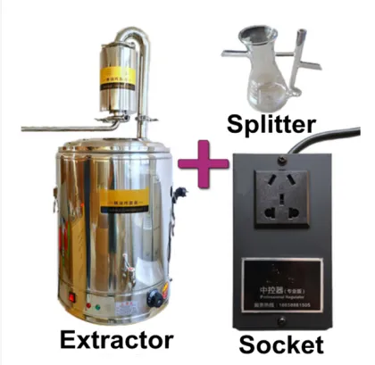 Essential Oil Distiller: Beauty Salon Wood Oil Extraction Machine