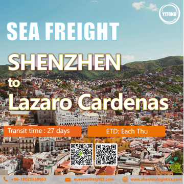 Freight di mare internazionale da Shenzhen a Lazaro Cardenas