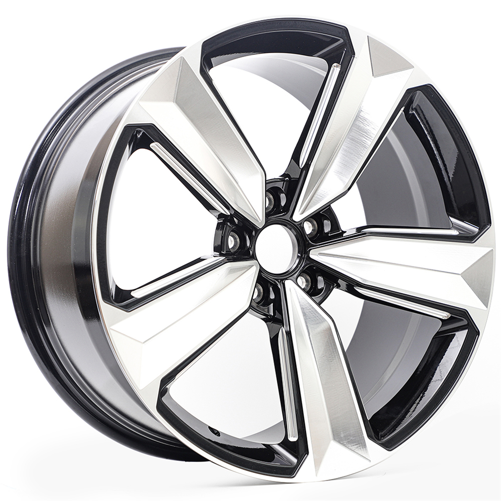 Audi Replica Wheels 29 Black Diamond Machine Face