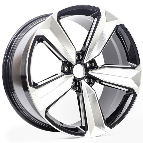 Black Machined Wheels 19 INCH AUDI S5 FORGED RIMS DIAMOND CUT Supplier