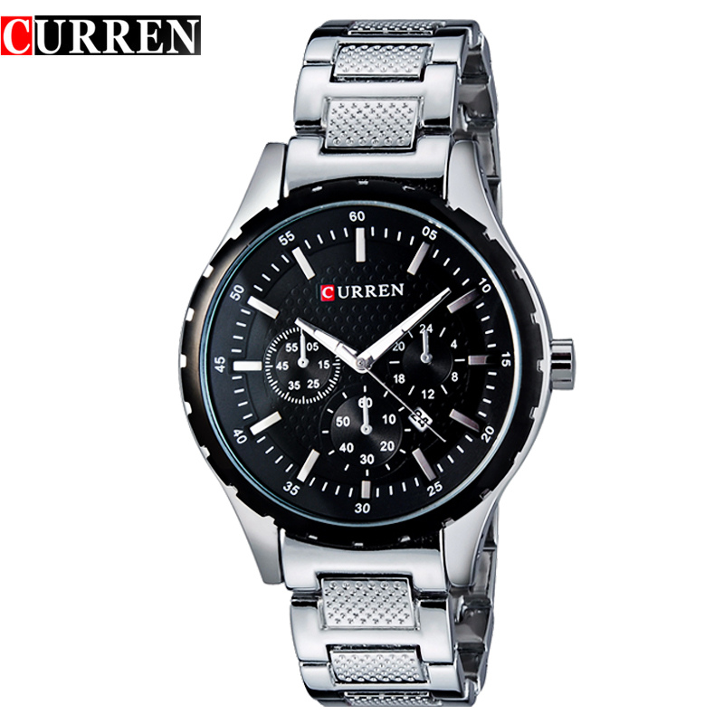 2017 Senior Stainless Steel Quartz Wristwatch Men 