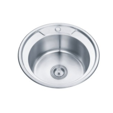 Chậu rửa tròn nhỏ bằng thép không gỉ