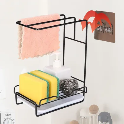 Carbon Steel Sink Rack Organizer