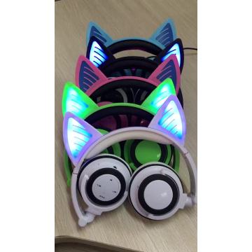 Wholesale wireless cat ear cartoon popular headphone