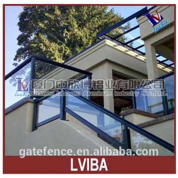 glass fence panel & outdoor glass fence and glass balcony fence design