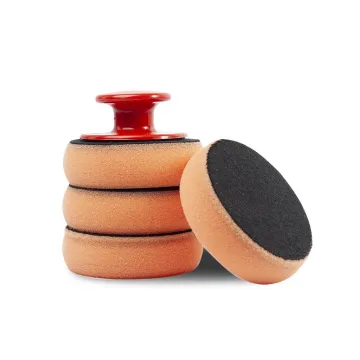 Professional Car Polishing and Waxing Kit: Sponge with Handle for Enhanced Beauty and Smooth Finish