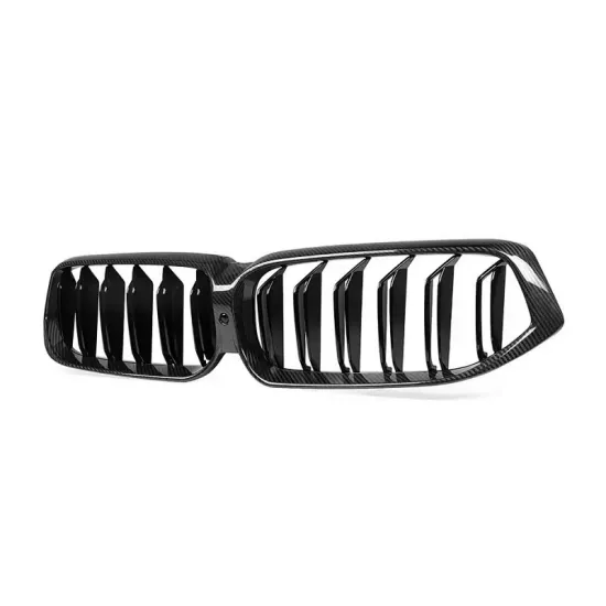21-IN BMW 6 Series GT G32 LCI Rear Dry Carbon Fiber Dual Line Style Replacement Grille Body Kit