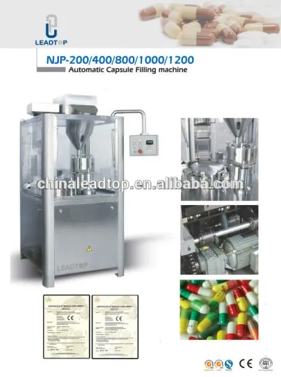 NJP-1200 Fully Automatic Pill Capsule Filling Machine