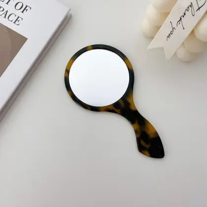 Haixin Eco-friendly Acetate Handheld Makeup Mirror