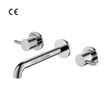 Seawind Wall Mount 3-Hole Basin Mixer