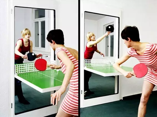 Unique Ping Pong Table Door Shared by Ningbo GDoor