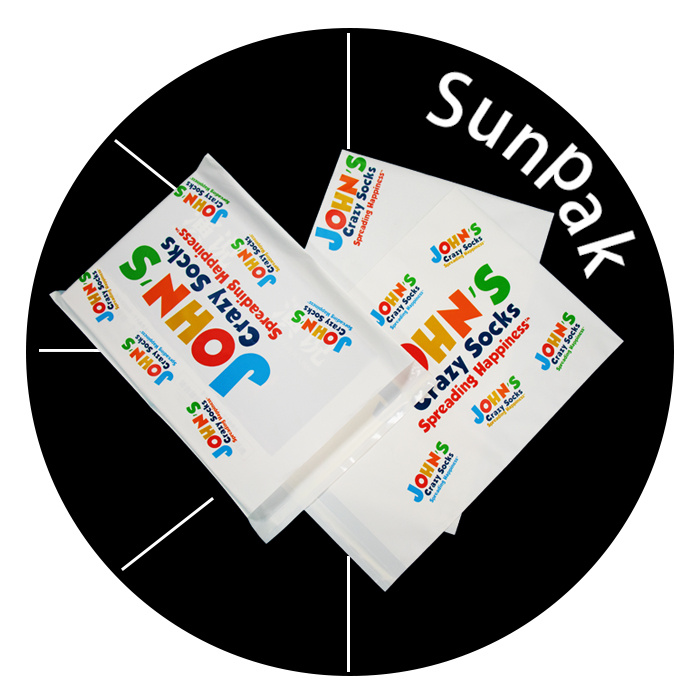 Sunpak Polybag သွေဖည်သည့် Poly Mailer Mailing Bags