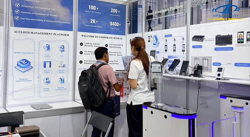 HFSecurity Shines at the 139th Canton Fair; Multiple Biometric Solutions Attract Attention on First Day