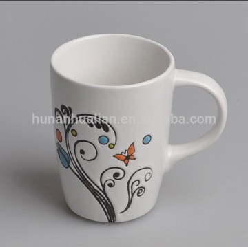 stoneware mug/ white mugs/ white porcelain mugs wholesale