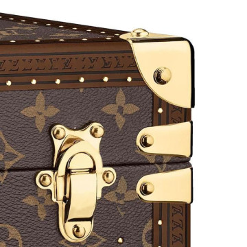 Messing -Hardware -Metallanpassung für Box Wood Corner Accessoire -Tasche