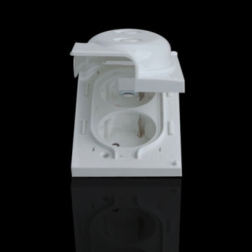 PF118 Screwless Bath Use Two Gang Socket