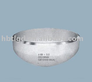 Alloy steel seamless pipe cap