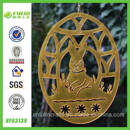 Hotsale Acrylic Garden Nightlight Rabbit Hanger (NF63139)