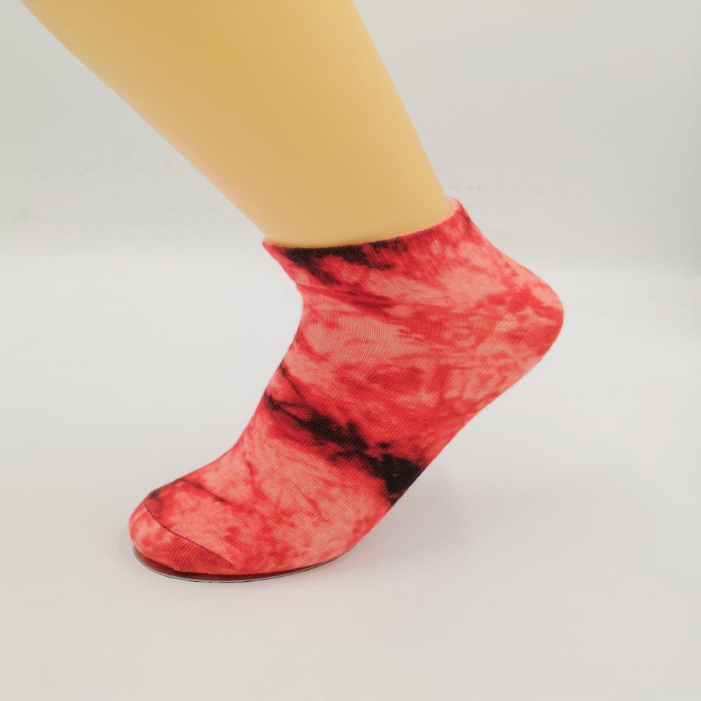 Kvinnors Tye-Die Colors Crew Socks