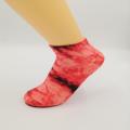 Women's tye-die colors crew socks