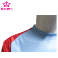 Футболкаҳои OEM Dri Fit Polyester Youth Football