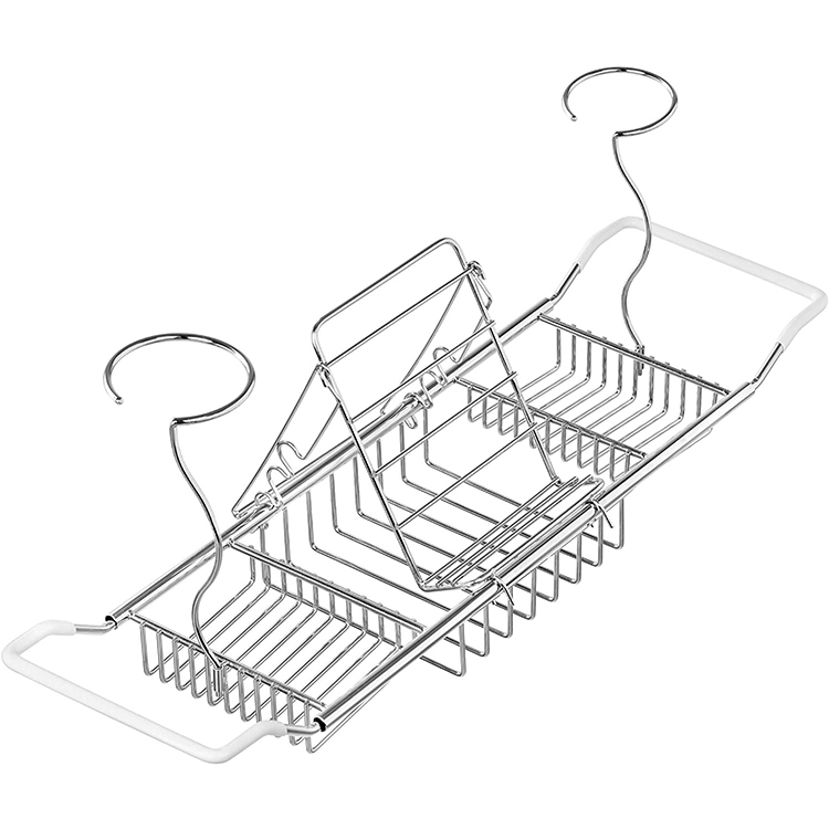 Stainless Steel Bathtub Tray rack Organizer