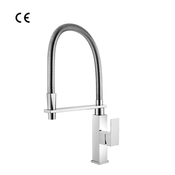 12 Series Brass Pull-out Kitchen Mixer
