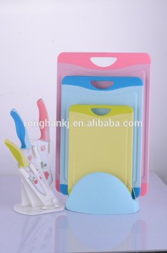 antibacterial non slip plastic frosted cutting board