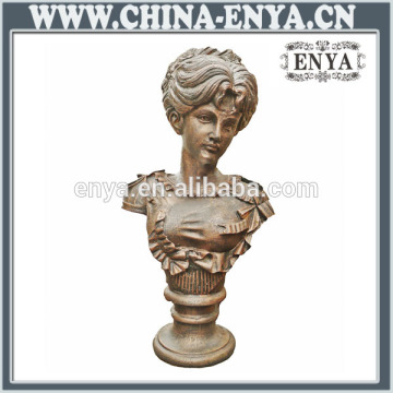 China Supplier white iron bust statue