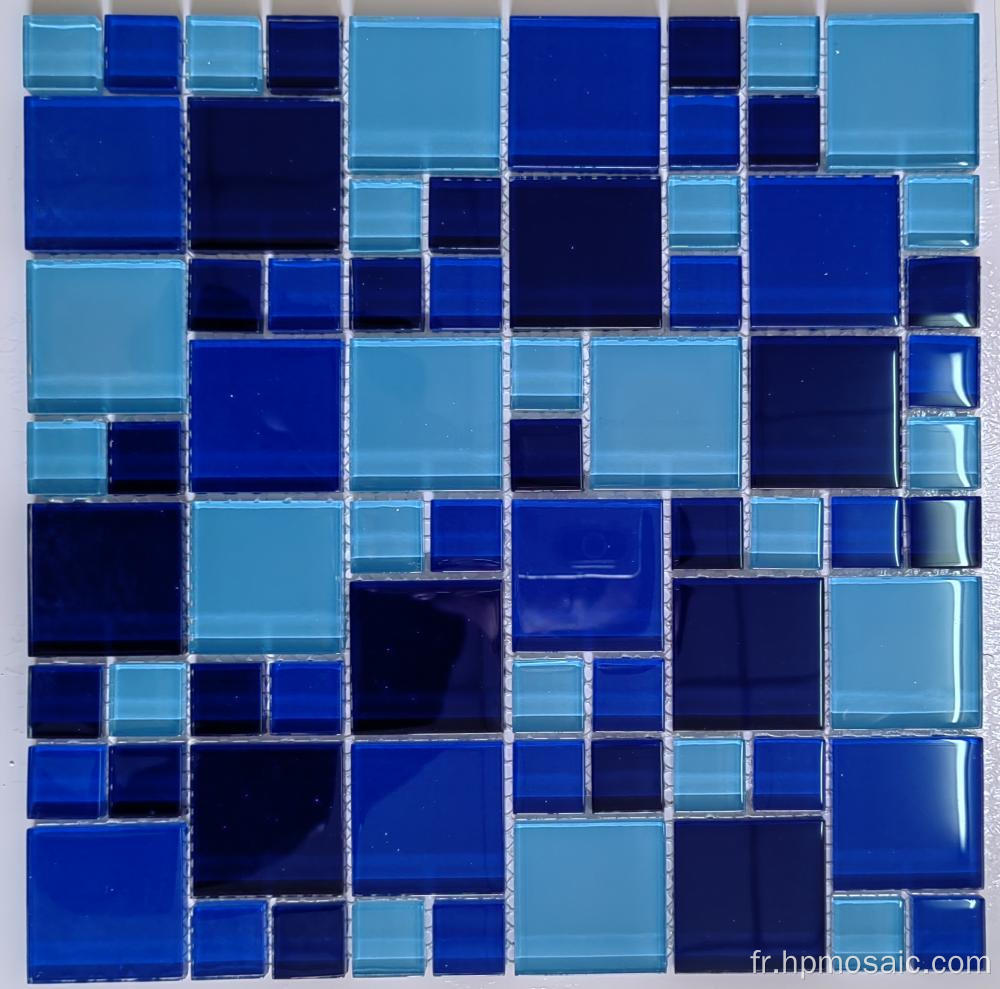 23x48 mm carreaux de mosaïque en cristal pour piscine