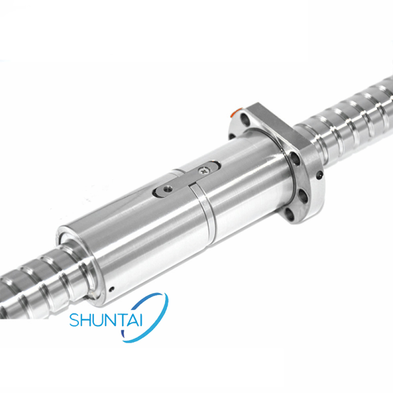 High Precision Low Noise Chrome Nut Spline Shaft Rotating Ball Nut TBI Ball Screw