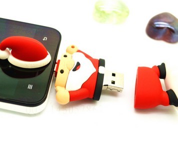 OTG Android Mobilephone USB Flash Drive for Christmas Gifts Santa Claus Father Christmas USB Stick