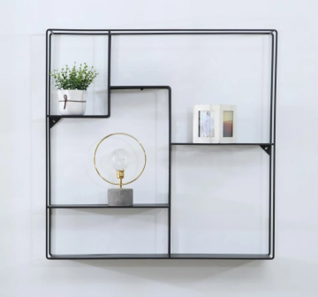 Practical wall mounted bookshelf