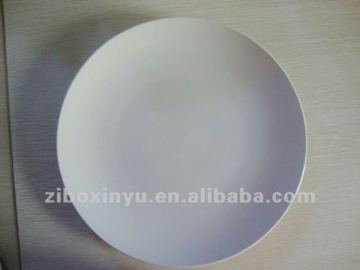 10" White porcelain soup plate for promotion