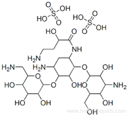 Amikacin disulfate salt CAS 39831-55-5