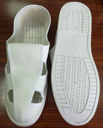 PVC outsole pvc leather upper 4 hole esd shoes