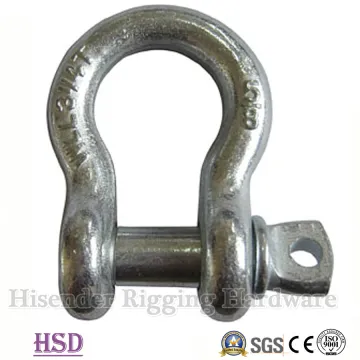 Us Type Drop Forged G209 Bow Shackle of Rigging Hardware