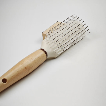 Custom Half Round Nylon Hair Brush with Air Cushion for Salon & Home Use