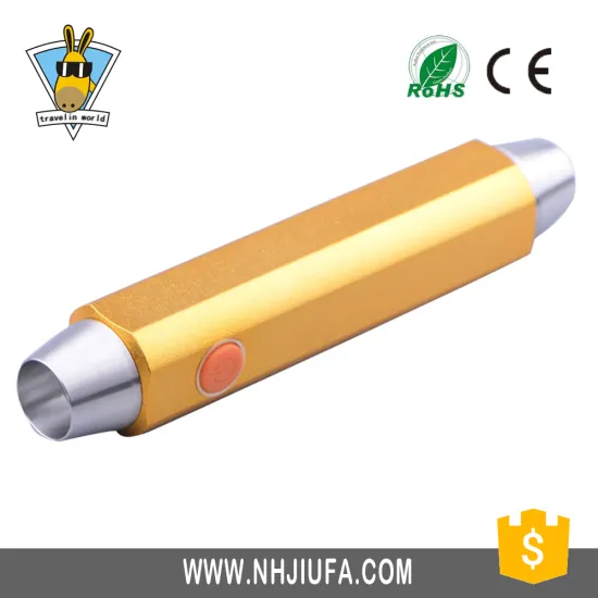 JF Aluminium led jade flashlight,double light source jade flashlight,white and purple Light Flashlight for Jade Appreciation