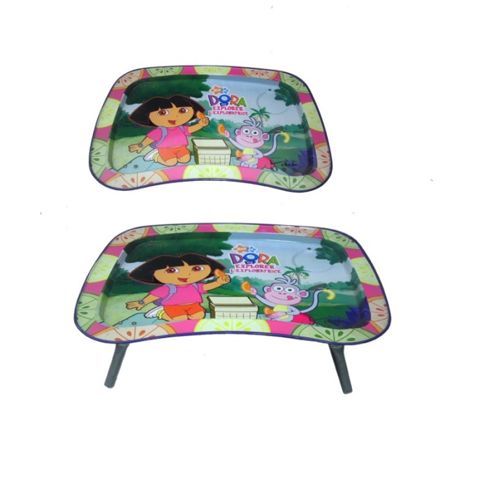 DADI Food Serving Metal Tin Tray with Legs