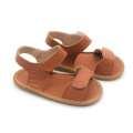 High Quality Leather Rubber Hard Sole Sandals